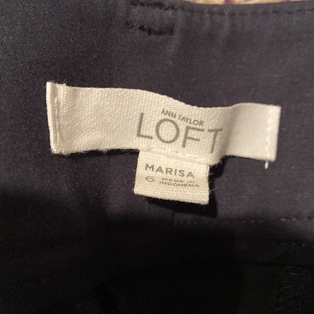 Navy blue cropped Marissa lift pants - Picture 2 of 2